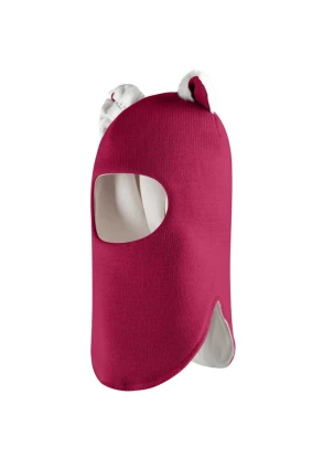 Зимова шапочка-шолом Corona.hm "Кицюня" ягідний