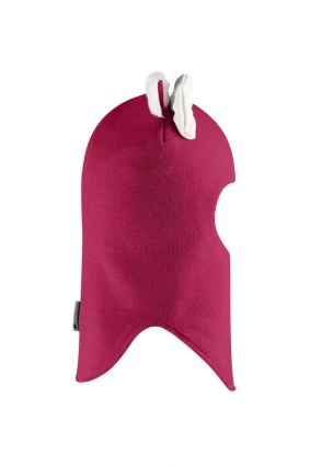 Зимова шапочка-шолом Corona.hm "Кицюня" ягідний