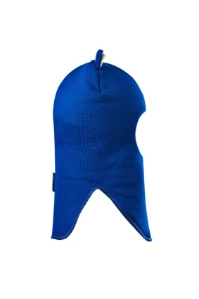 Зимова шапочка-шолом Corona.hm "Ведмедик" з кнопочками електрик