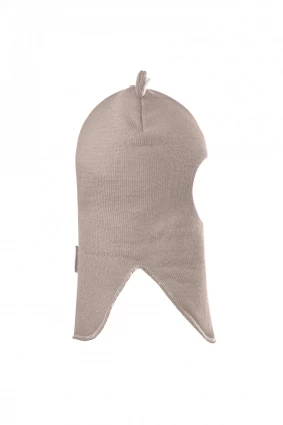 Зимова шапочка-шолом Corona.hm "Ведмедик" з кнопочками лате