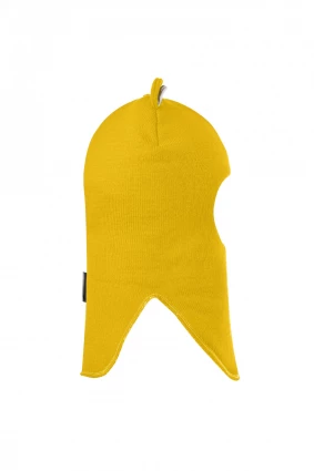 Зимова шапочка-шолом Corona.hm "Ведмедик" з кнопочками сонце