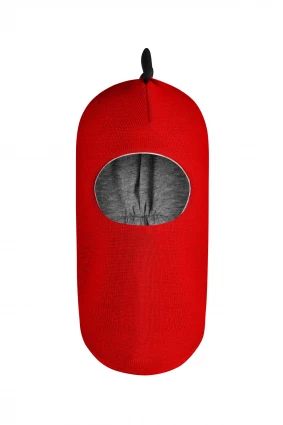 Зимова шапочка-шолом Corona.hm "Міс Діно" червоний