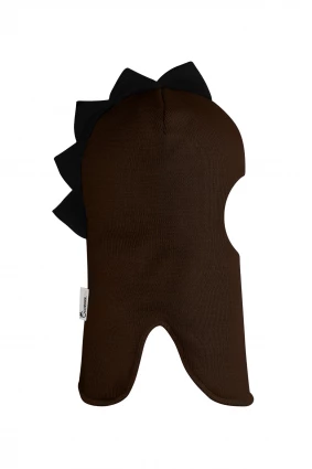 Зимова шапочка-шолом Corona.hm "Діно" шоколад