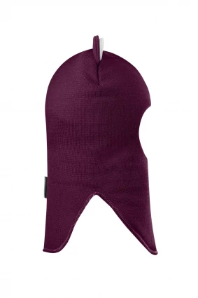 Зимова шапочка-шолом Corona.hm "Міс Левиця"  бордо