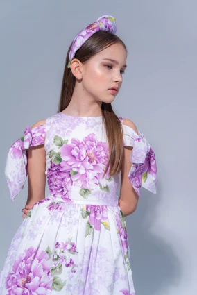 Сукня для дівчинки Corona.hm “Шарм”, півонія фіолетова