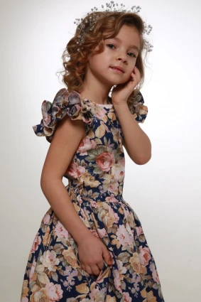 Сукня для дівчинки Corona.hm “Розкіш”, троянда вінтаж