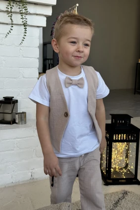 Костюм для хлопчика 'Бостон ' Латте