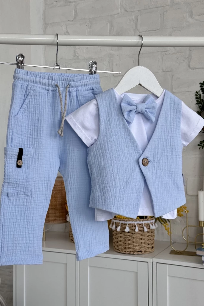 Костюм для хлопчика 'Бостон ' Блакитний