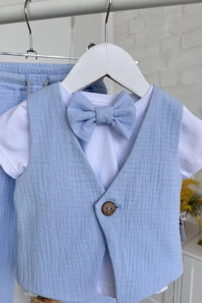 Костюм для хлопчика 'Бостон ' Блакитний