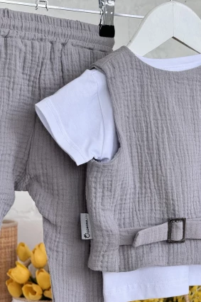 Костюм для хлопчика 'Бостон ' Сірий