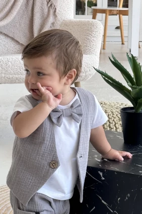 Костюм для хлопчика 'Бостон ' Сірий