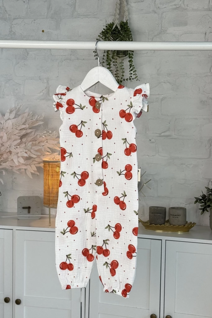 Ромпер з мусліну *Вишенька*
