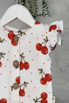 Ромпер з мусліну *Вишенька*