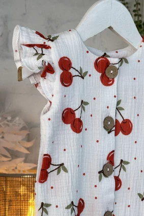 Ромпер з мусліну *Вишенька*