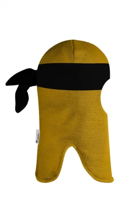 Зимова шапочка-шолом Corona.hm "Ніндзя" медовий