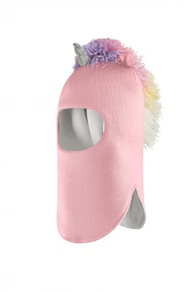 Зимова шапочка-шолом Corona.hm "Єдиноріжка" рожевий