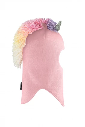 Зимова шапочка-шолом Corona.hm "Єдиноріжка" рожевий