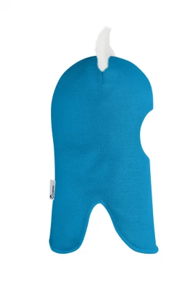 Зимова шапочка-шолом Corona.hm "Лисичка" бірюза