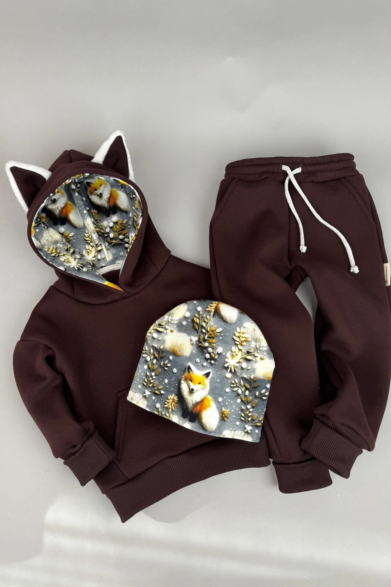 Костюм Corona.hm *Лисичка* шоколад з шапочкою (шапочка на вибір)