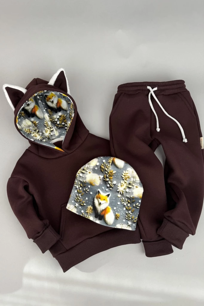 Костюм Corona.hm *Лисичка* шоколад з шапочкою (шапочка на вибір)