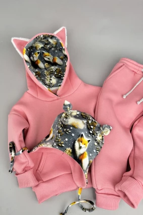 Костюм Corona.hm *Лисичка* рожева з шапочкою (шапочка на вибір)