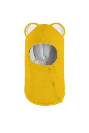 Зимова шапочка-шолом Corona.hm “Лев” із кнопками  сонце