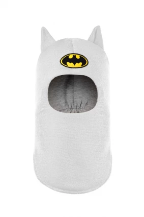 Зимова шапочка-шолом Corona.hm "Бетмен" молоко