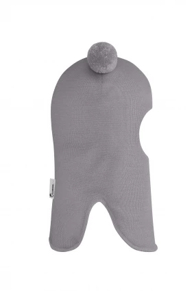 Зимова шапочка-шолом Corona.hm "Пандочка"  із кнопками  димка