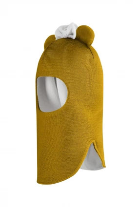 Зимова шапочка-шолом Corona.hm "Міс Мінні" медовий