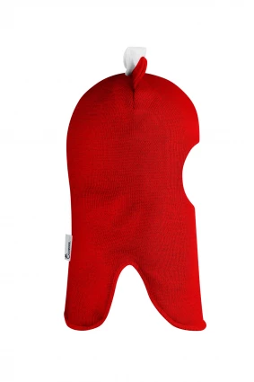 Зимняя шапочка шлем Corona.hm "Мисс Минни" красный