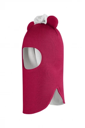 Зимова шапочка-шолом Corona.hm "Міс Мінні" ягідний