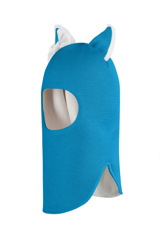 Зимова шапочка-шолом Corona.hm "Лис"  бірюза