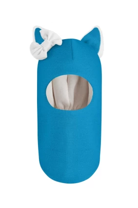 Зимова шапочка-шолом Corona.hm "Лис"  бірюза