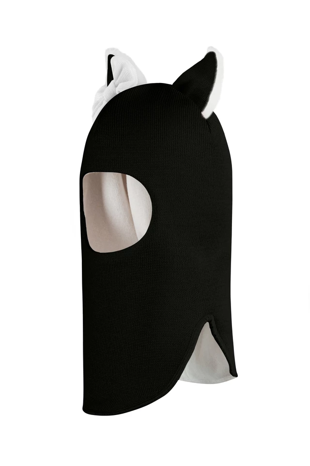 Зимова шапочка-шолом Corona.hm "Лис"  чорний