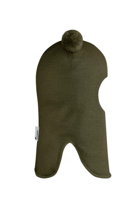 Зимова шапочка-шолом Corona.hm "Пандочка" хакі