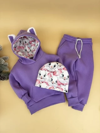 Костюм Corona.hm *Кицюня* фіалка з шапочкою (шапочка на вибір)