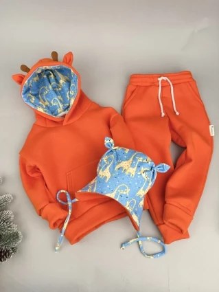 Костюм Corona.hm *Жирафчик* помаранчевий з шапочкою (шапочка на вибір)