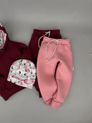 Костюм Corona.hm *Кицюня* бордо з додатковими штанами та шапочкою (шапочка на вибір)