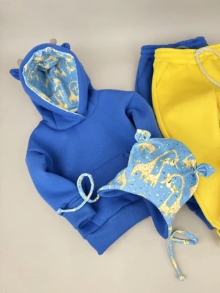 Костюм Corona.hm *Жирафчик* джинс з додатковими штанами та шапочкою (шапочка на вибір)