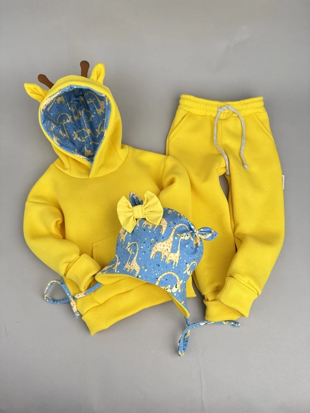 Костюм Corona.hm *Жирафчик* жовтий з шапочкою (шапочка на вибір)