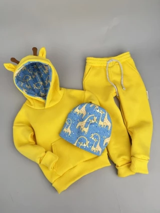 Костюм Corona.hm *Жирафчик* жовтий з шапочкою (шапочка на вибір)
