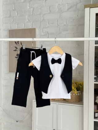 Костюм для хлопчика 'Бостон' Чорний